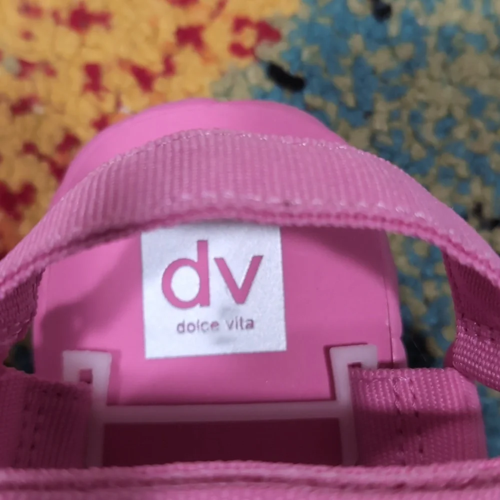 Dolce Vita Girl Pink Sport Sandals with Straps